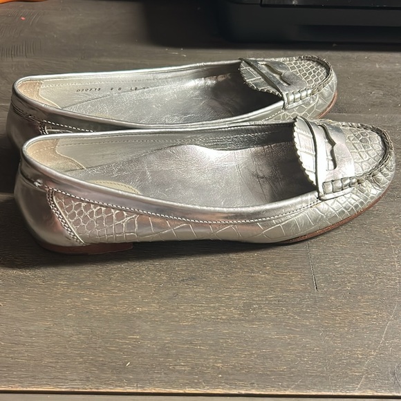 Cole Haan Silver Loafers for Women - Picture 2 of 8